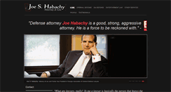 Desktop Screenshot of habachylaw.com